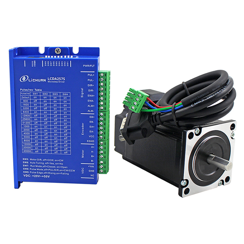 Nema 23 Closed Loop Stepper Motor Driver Kit - 売れ筋！ 2nm CNCステッピングモータードライバーキット LCDA257S 2相閉ループステッピングモーター nema23モーター