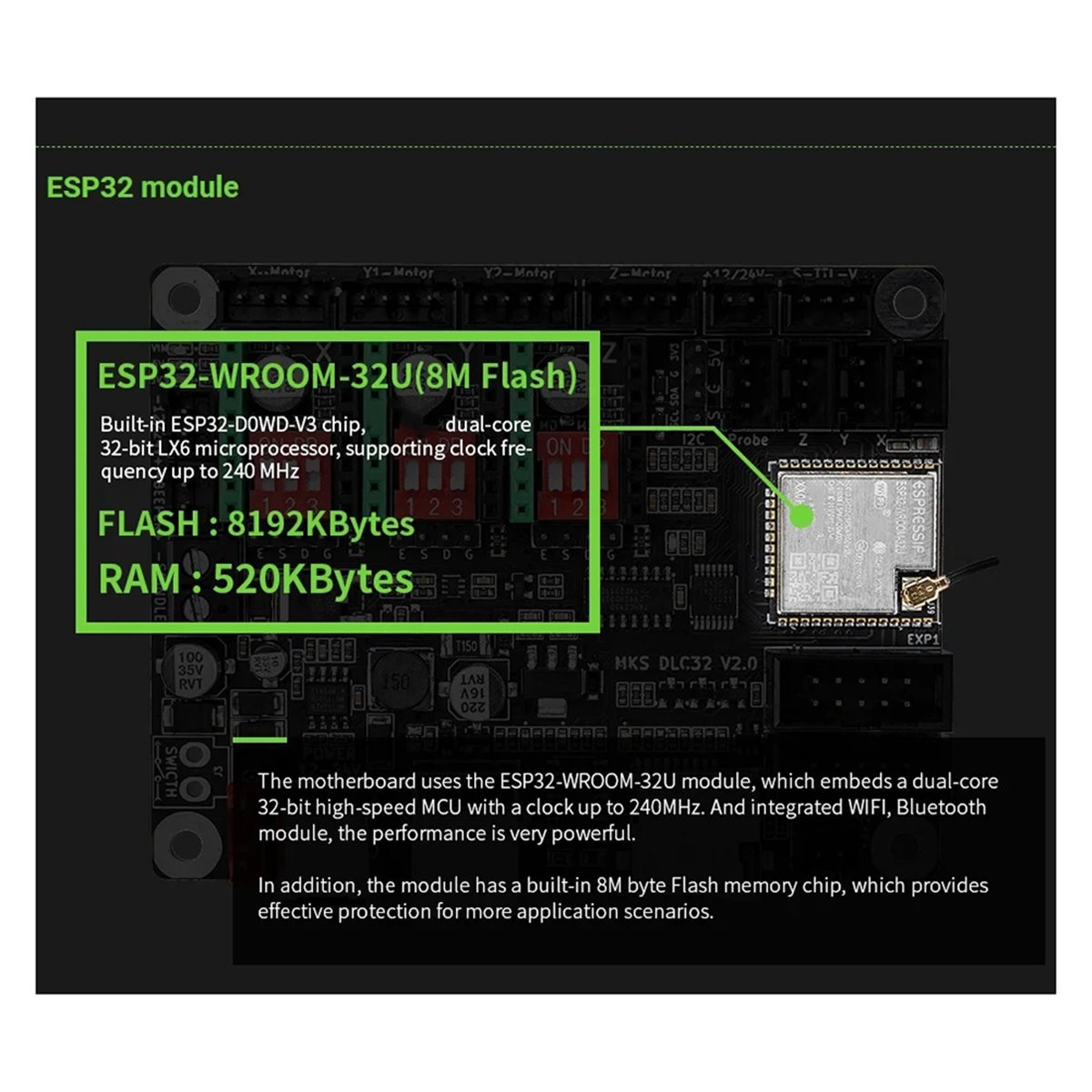 新しい電子オフラインコントローラーボード 32ビットWiFi - Grbl 32 Bit Control Board Offline Display のレビューと価格