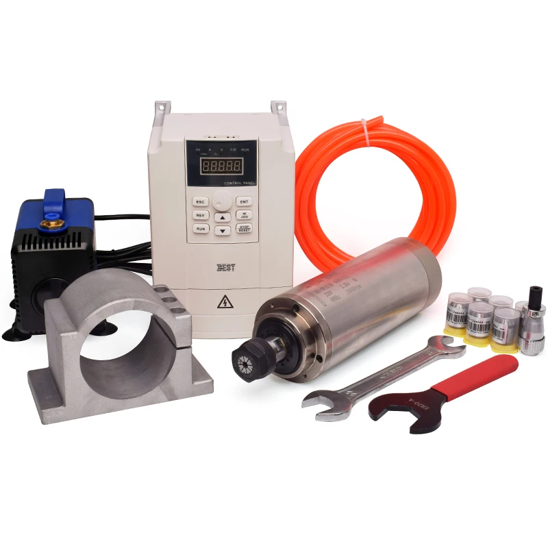 低価格高速GDZスピンドルとVFDインバーター2.2kw 2 - 2.2Kw Water Cooled Spindle Kit Vfd のレビューと価格