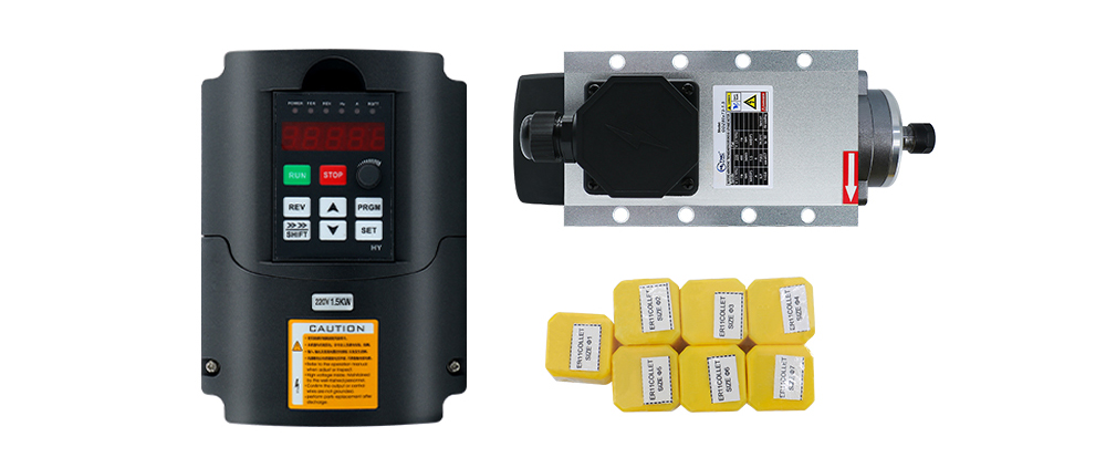 HLTC 1.5kw フラッシュエア冷却スピンドルモーターC - Air Cooled 1.5Kw Spindle Motor Inverter 110V のレビューと価格