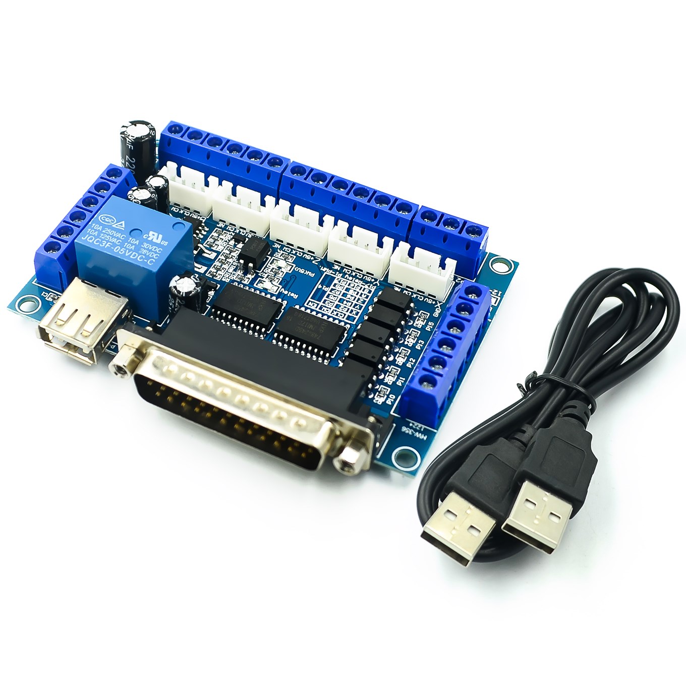 ステッピング モーター ドライバー用のアップグレードされた  - 5 Axis Cnc Breakout Board Interface Mach3 のレビューと価格